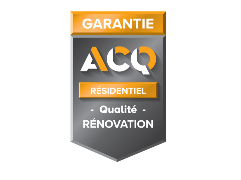 logo certification garantie ACQ de i9 construction à québec